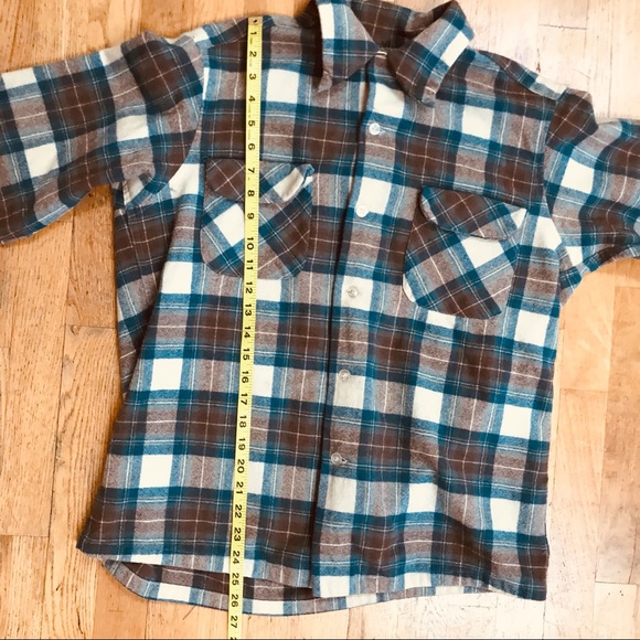 Vintage Men’s Blue Pendleton Shirt - Picture 9 of 11